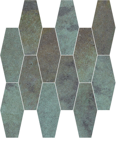 REEF AQUAMARINE MOSAIC HONED 30X36.3 – SHEET