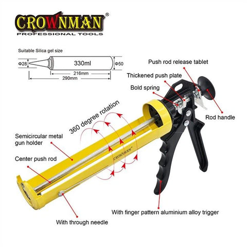 Crownman Silicone Gun